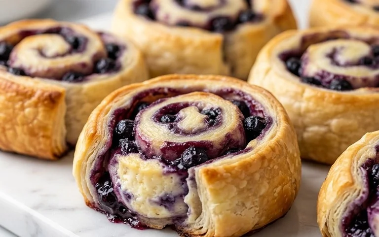 Blueberry Cheesecake Rolls