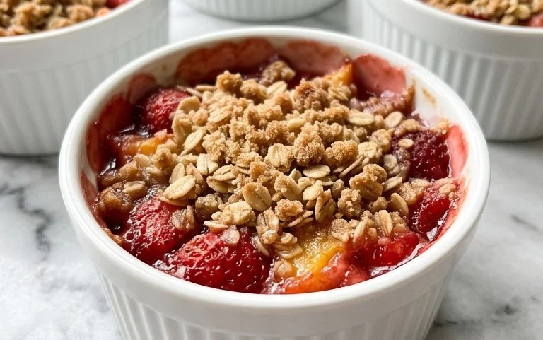 Strawberry Peach Crisp